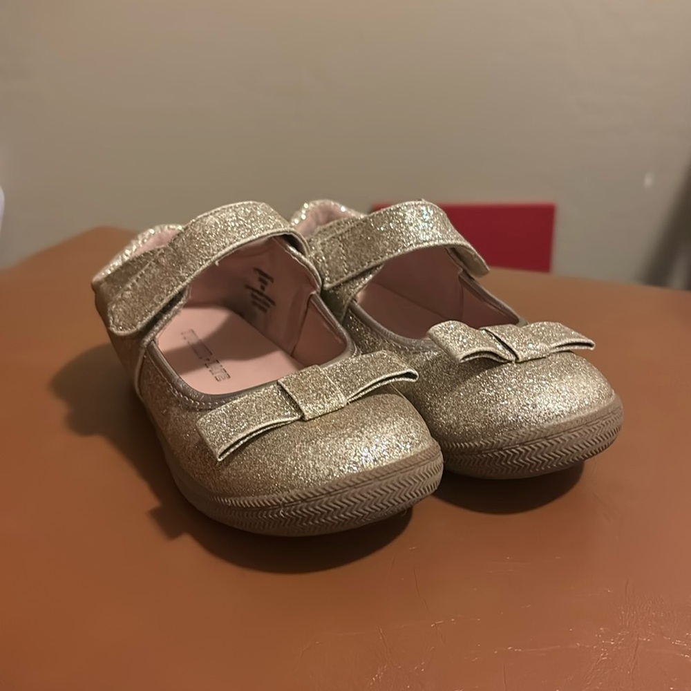 Sparkly Gold Toddler Tucker & Tate Shoes